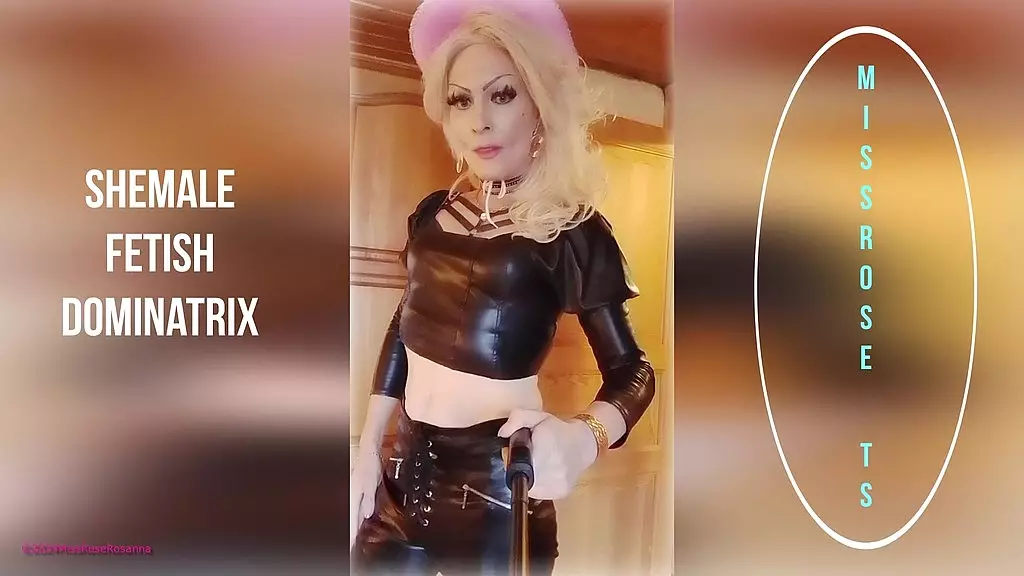 missrose ts - beg for it sissy - shemale model domina fetish rose - shiny pvc outfit - dance seduction pose tease