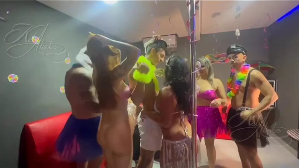 the carnival ball was a total mess, everyone was having sex, lots of pussy and cock! complete