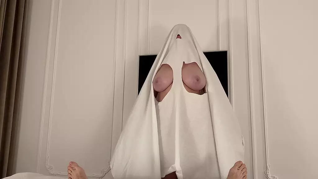 fucked big titty ghost on halloween