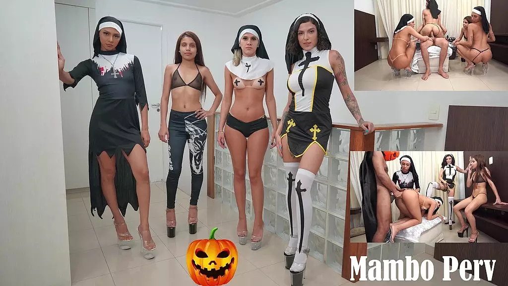 halloween perv nuns squad : 4 perv nuns sex ritual & reverse gangbang (anal, nuns, blasphemy, 1guy on 4 girls, demon girl, gapes, atm,atogm) ob230