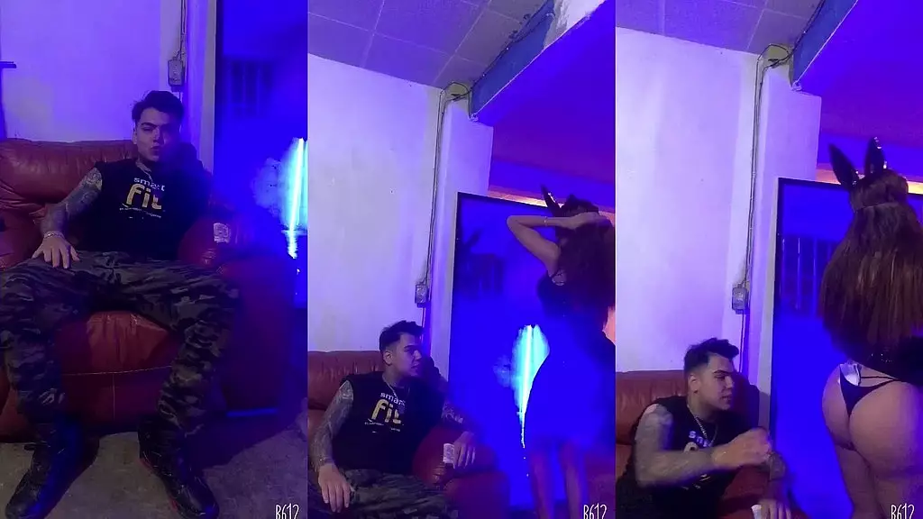 girl dancing private to a man who wants to be her porn lover